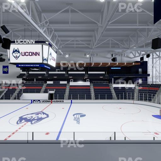 Toscano Family Ice Forum - Section 124 Seat View