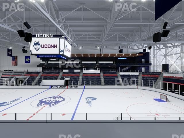 Toscano Family Ice Forum - Section 124 Seat View