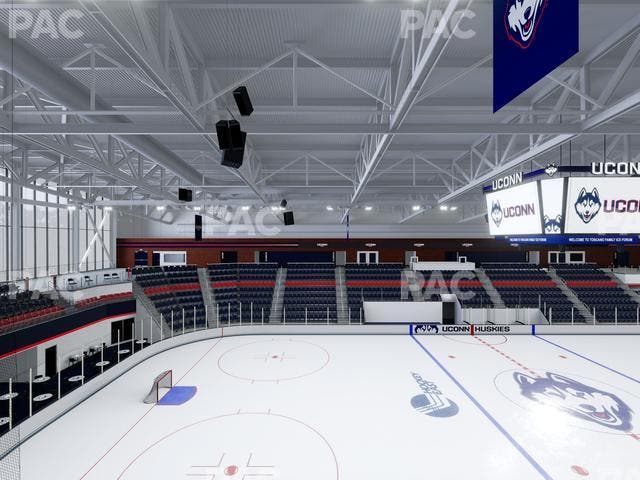 Toscano Family Ice Forum - Section Club Section 1 Seat View