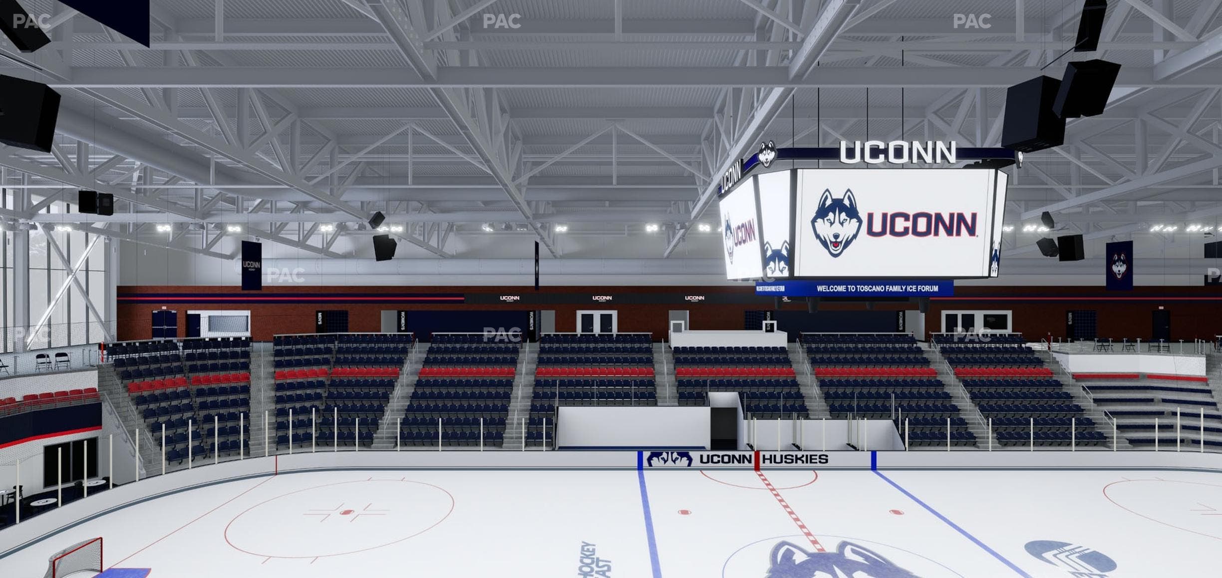 Toscano Family Ice Forum - Section Club Section 2 Seat View
