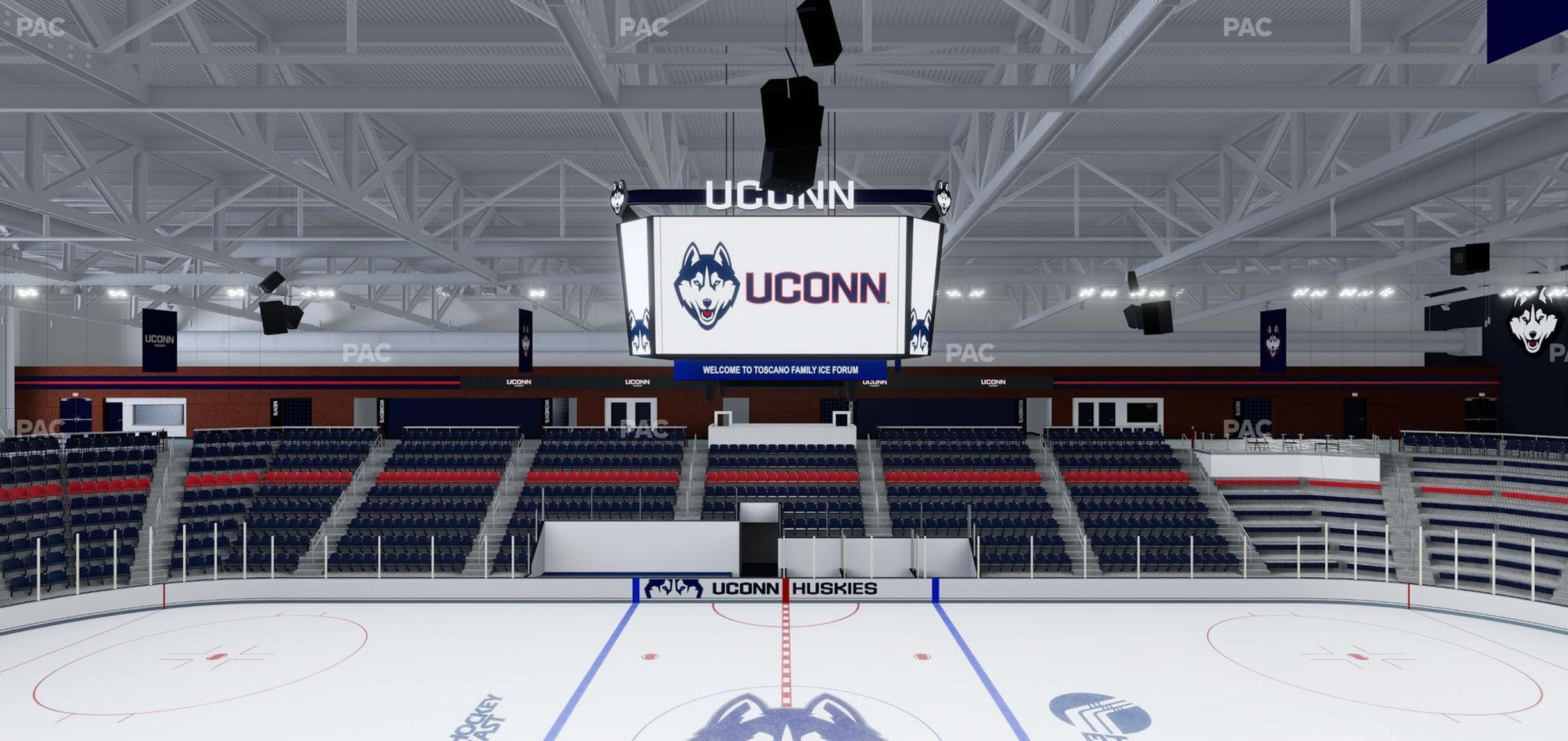 Toscano Family Ice Forum - Section Club Section 3 Seat View