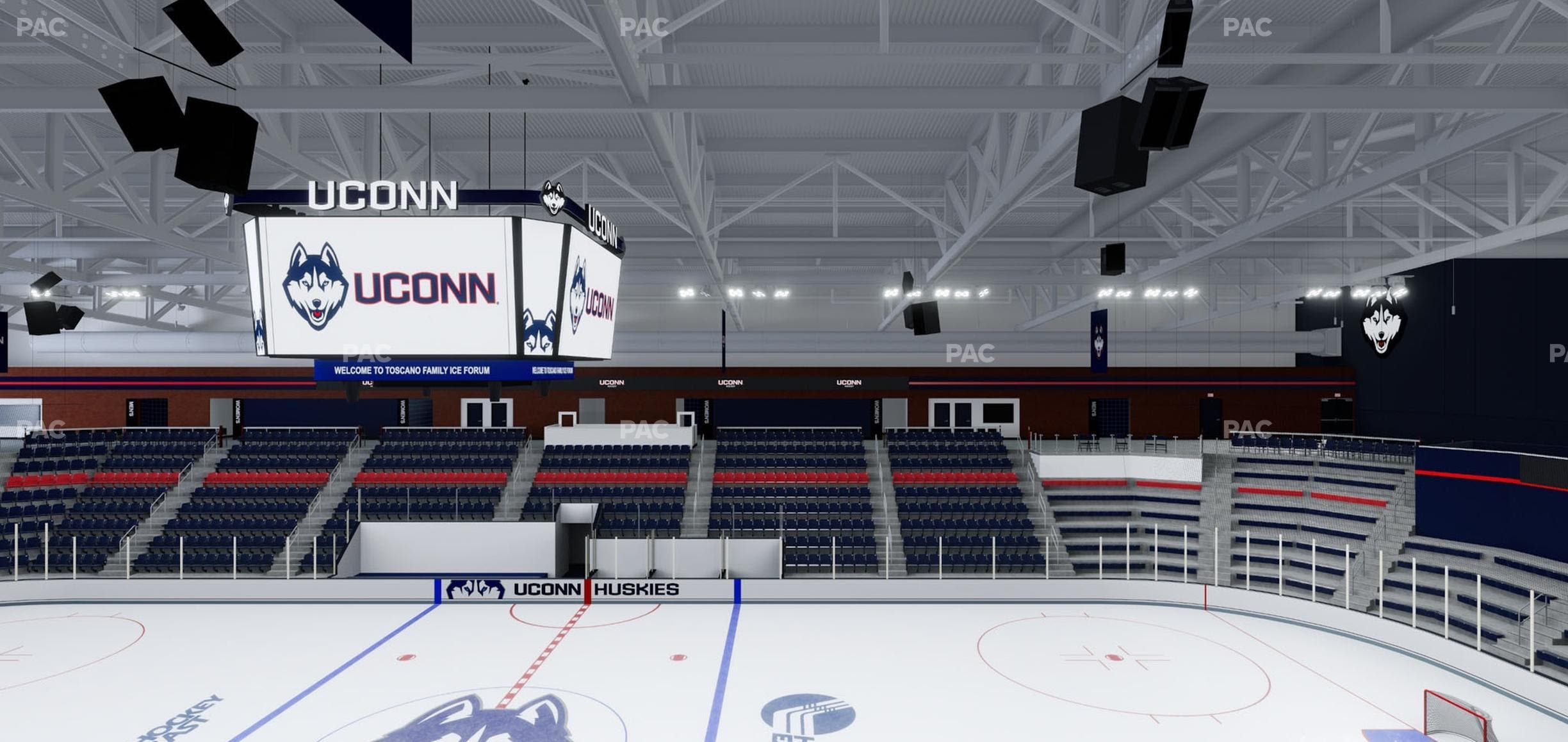 Toscano Family Ice Forum - Section Club Section 4 Seat View