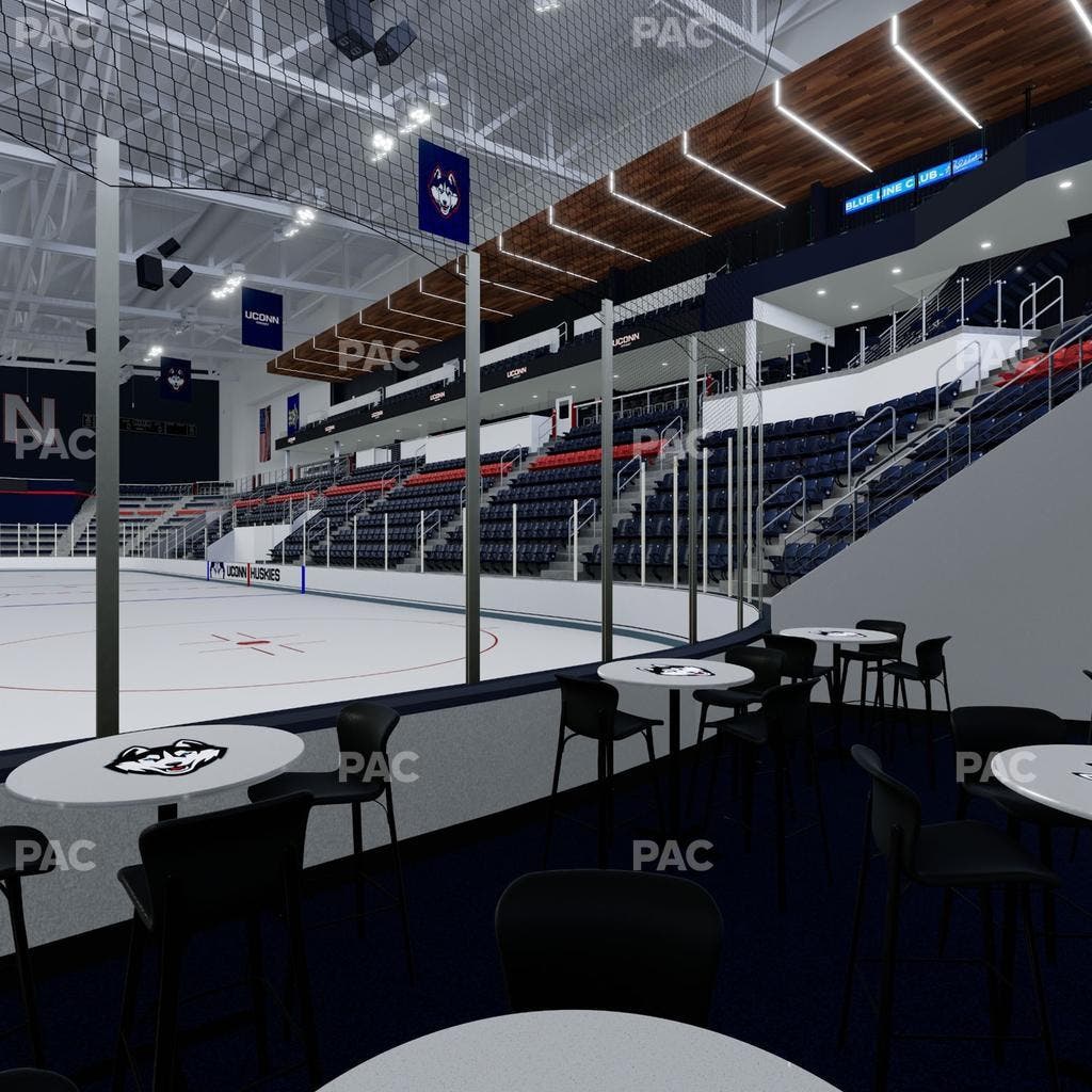 Toscano Family Ice Forum - Section Ice Level Lounge Seat View