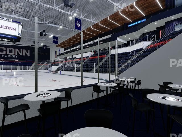 Toscano Family Ice Forum - Section Ice Level Lounge Seat View