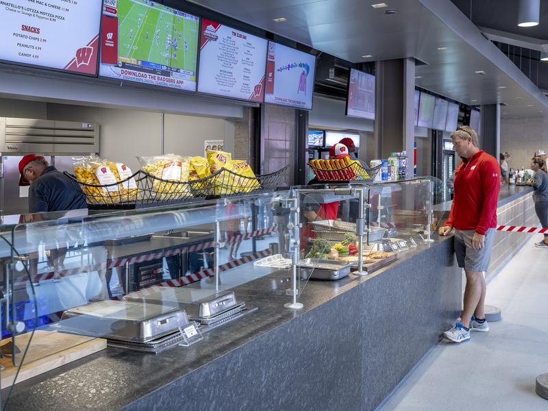 Touchdown Club drink rail