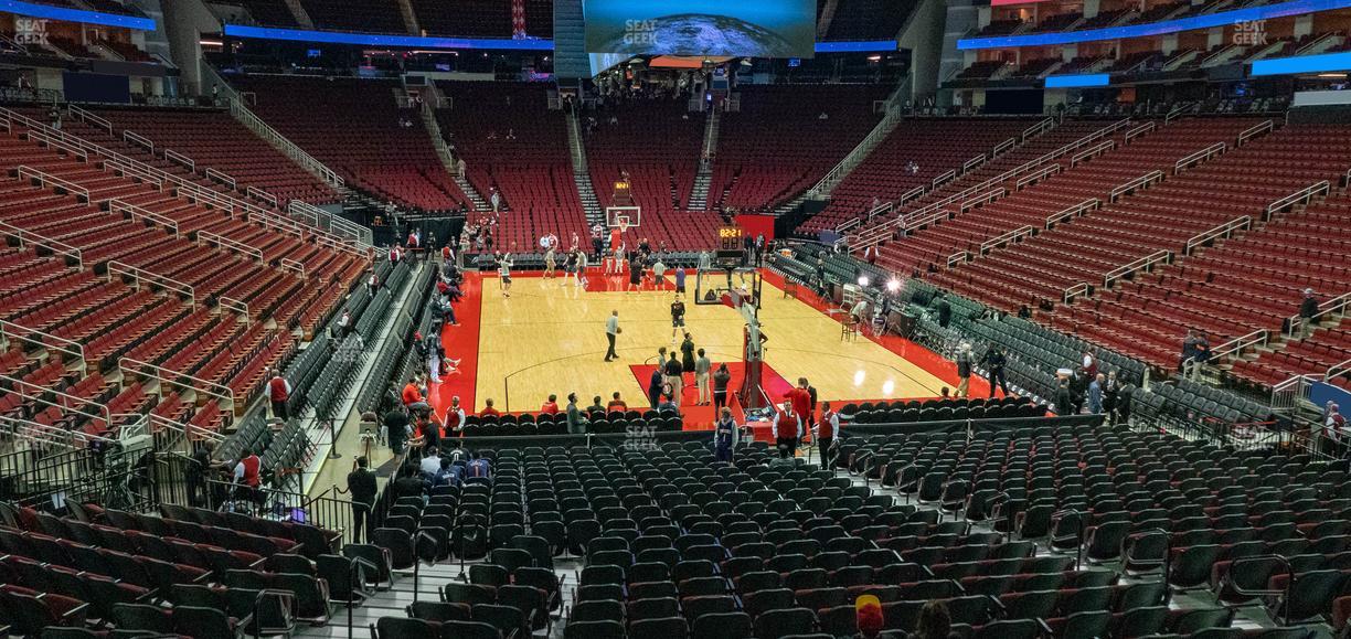 Toyota Center - Section 101 Seat View