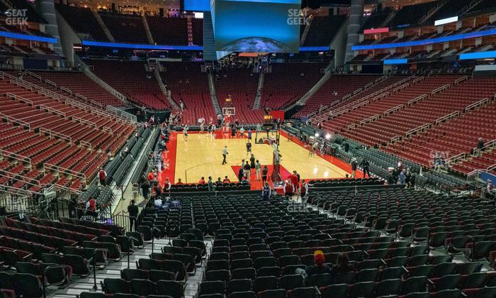 Toyota Center - Section 101 Seat View