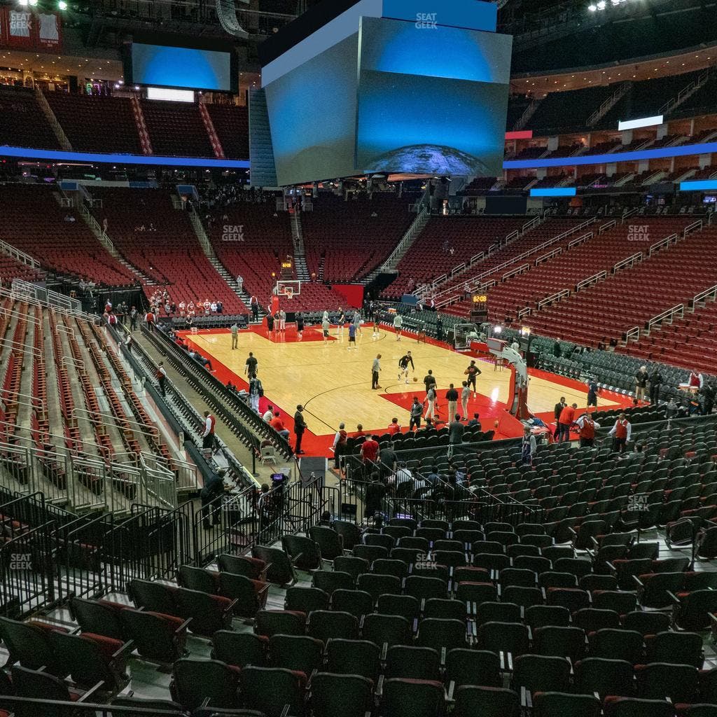 Toyota Center - Section 102 Seat View