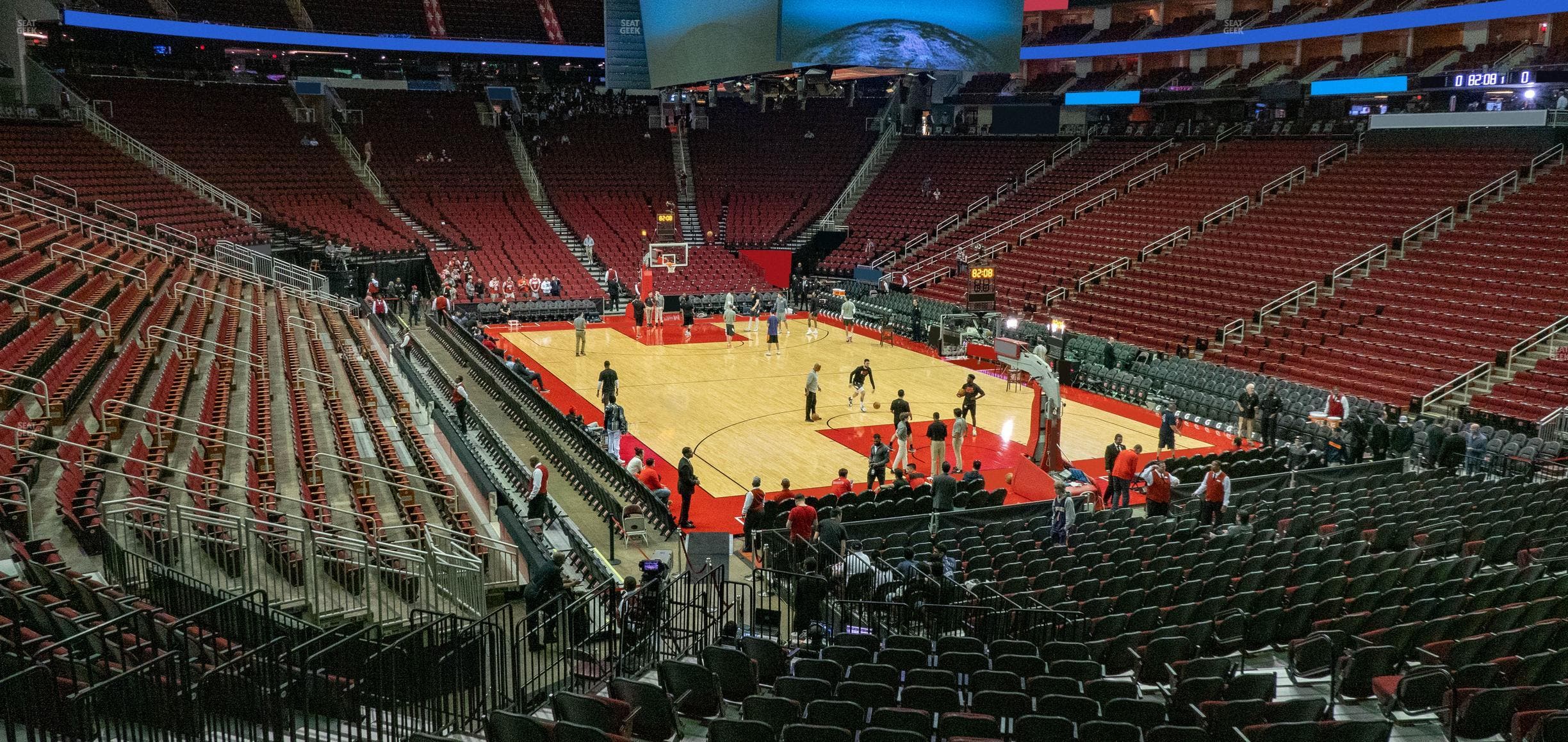 Toyota Center - Section 102 Seat View