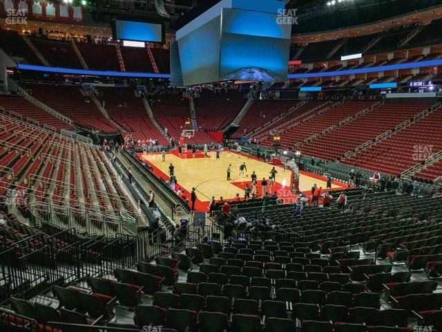 Toyota Center - Section 102 Seat View