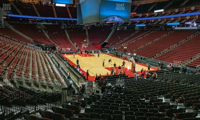 Toyota Center - Section 102 Seat View
