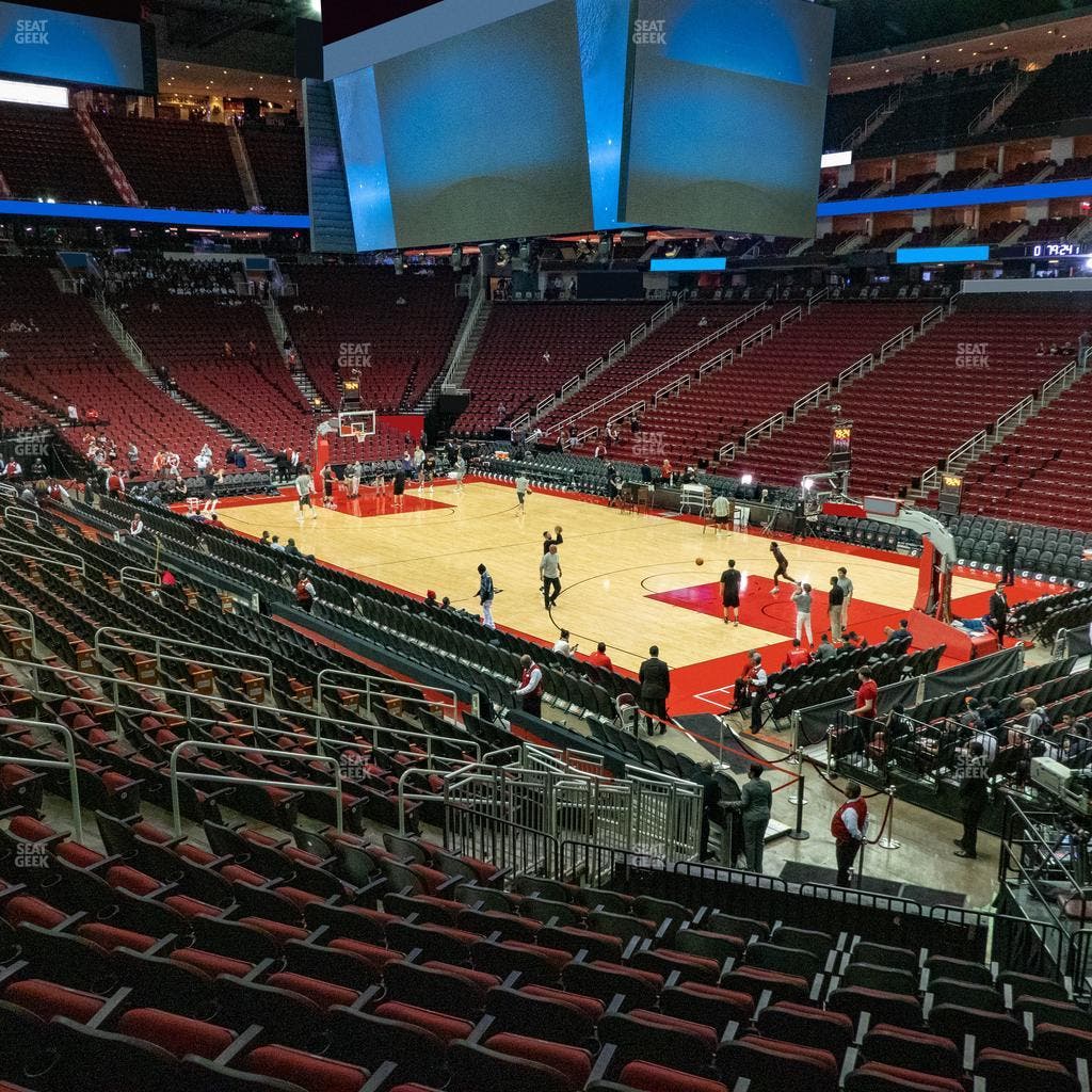 Toyota Center - Section 103 Seat View