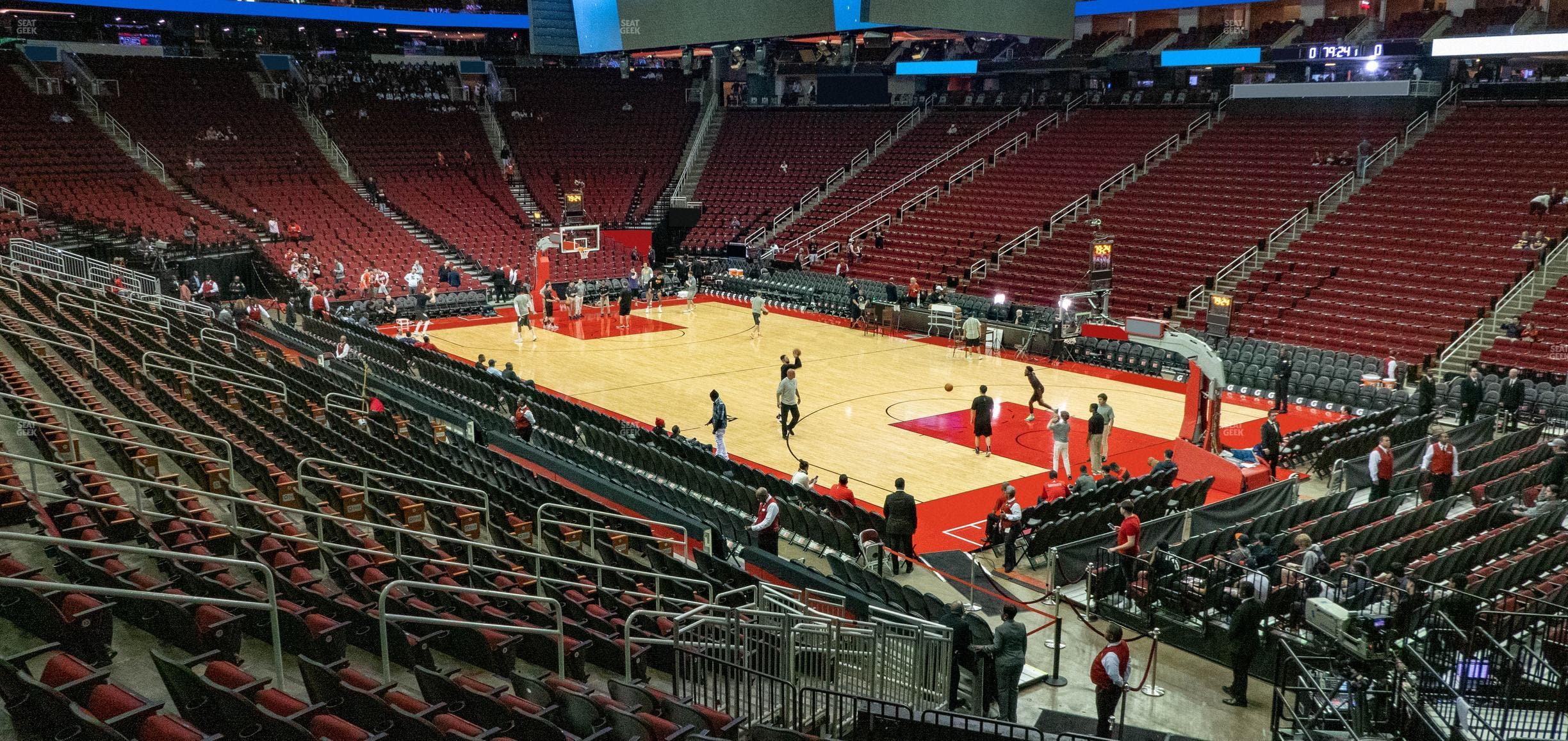 Toyota Center - Section 103 Seat View