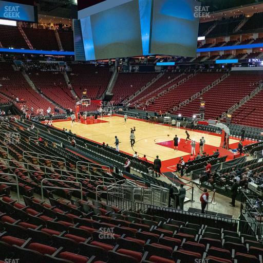 Toyota Center - Section 103 Seat View