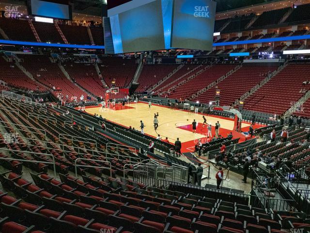 Toyota Center - Section 103 Seat View