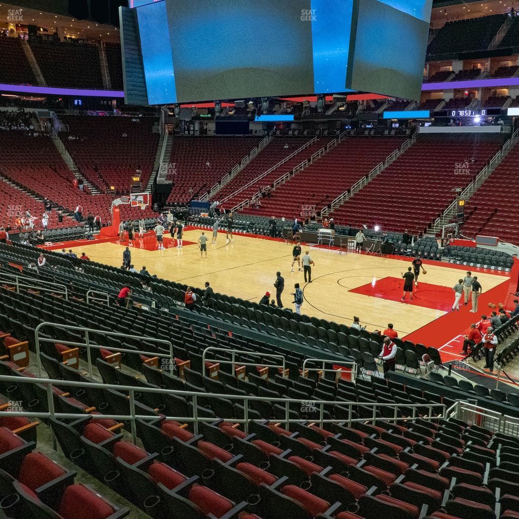 Toyota Center - Section 104 Seat View