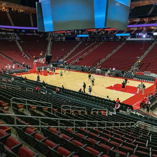 Toyota Center - Section 104 Seat View