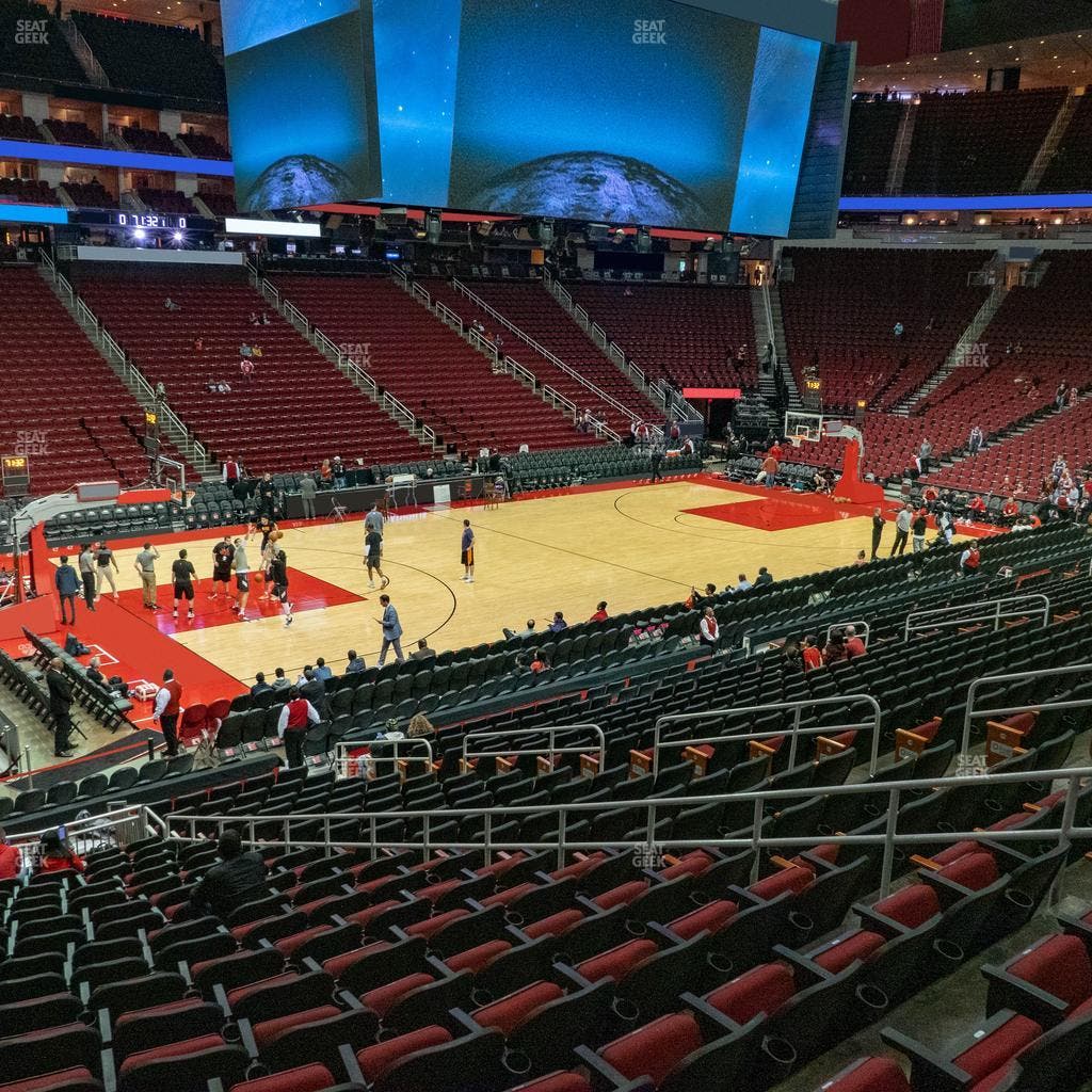 Toyota Center - Section 110 Seat View
