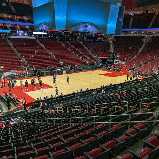 Toyota Center - Section 110 Seat View