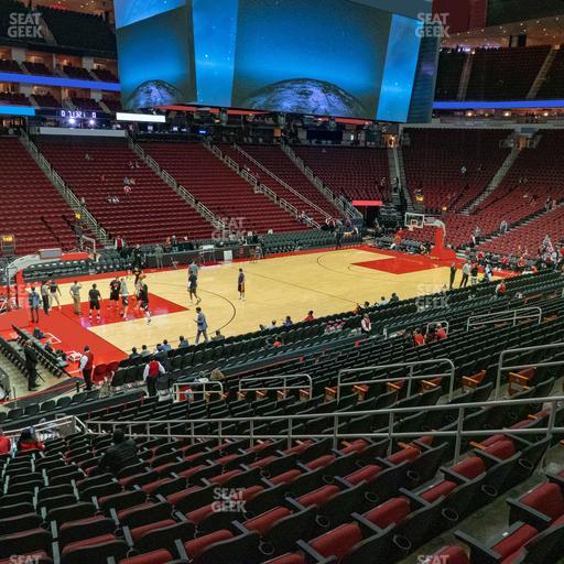 Toyota Center - Section 110 Seat View