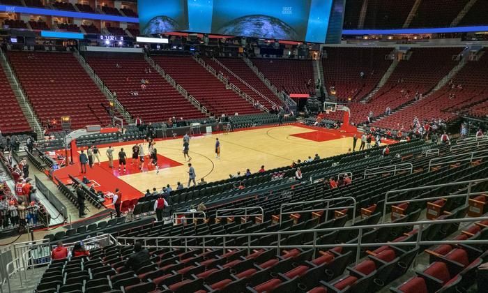 Toyota Center - Section 110 Seat View