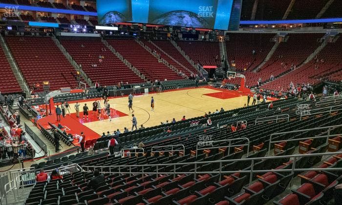 Toyota Center - Section 110 Seat View