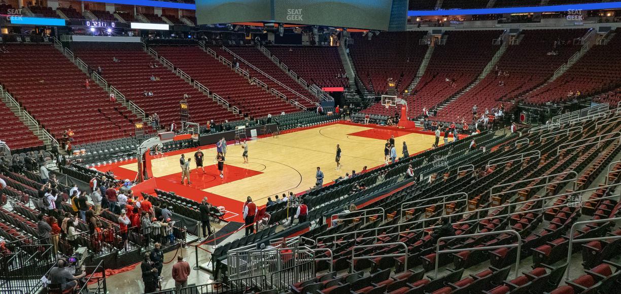 Toyota Center - Section 111 Seat View
