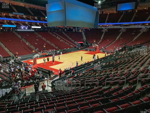 Toyota Center - Section 111 Seat View
