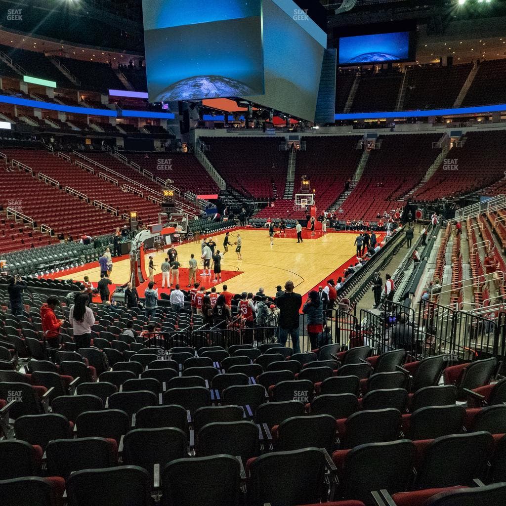 Toyota Center - Section 112 Seat View