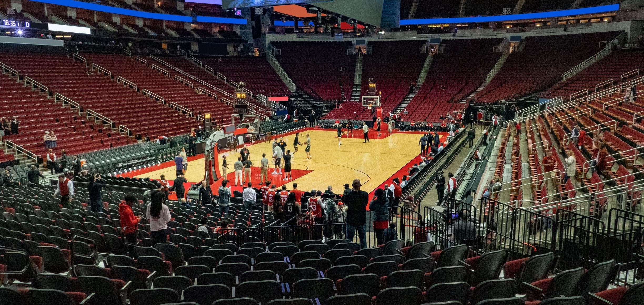 Toyota Center - Section 112 Seat View