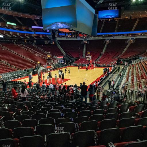 Toyota Center - Section 112 Seat View