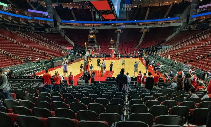 Toyota Center - Section 113 Seat View
