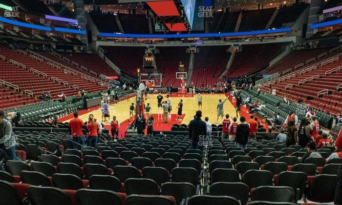 Toyota Center - Section 113 Seat View