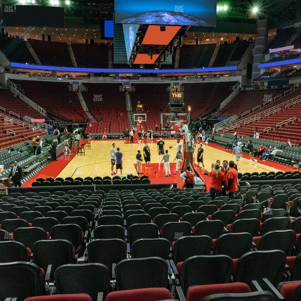 Toyota Center - Section 114 Seat View