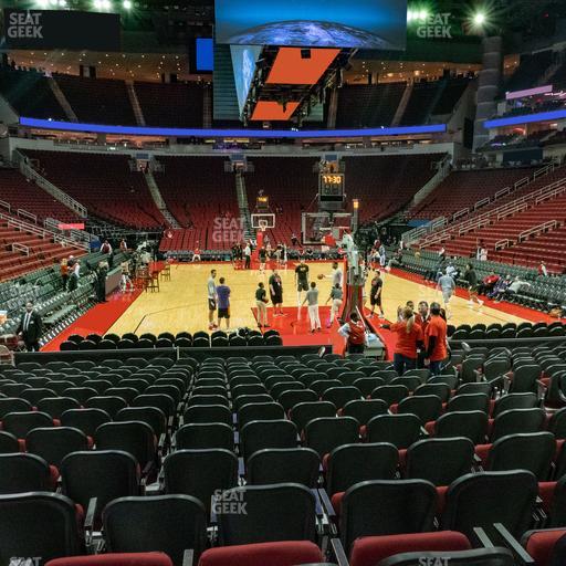 Toyota Center - Section 114 Seat View