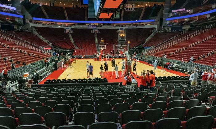 Toyota Center - Section 114 Seat View