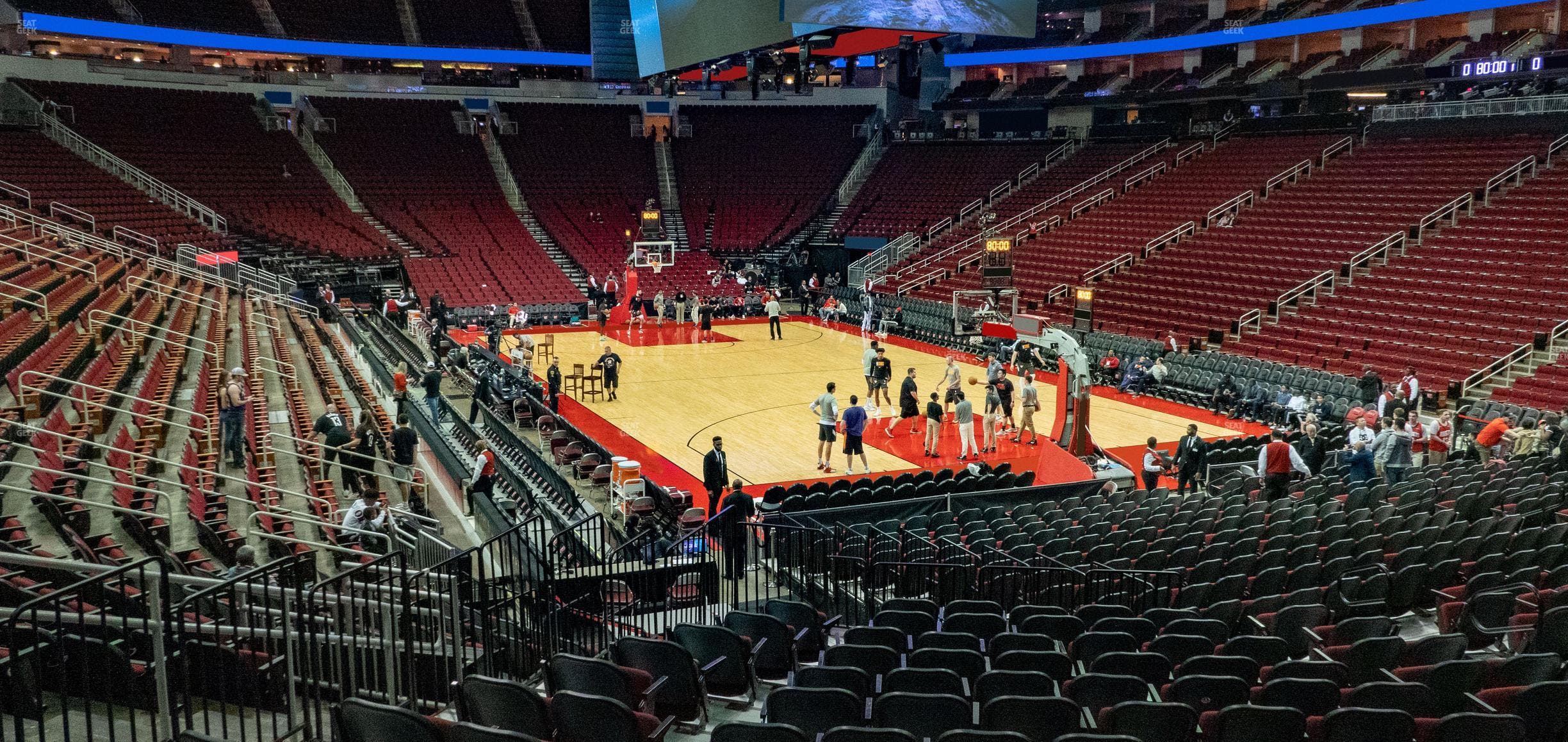 Toyota Center - Section 115 Seat View