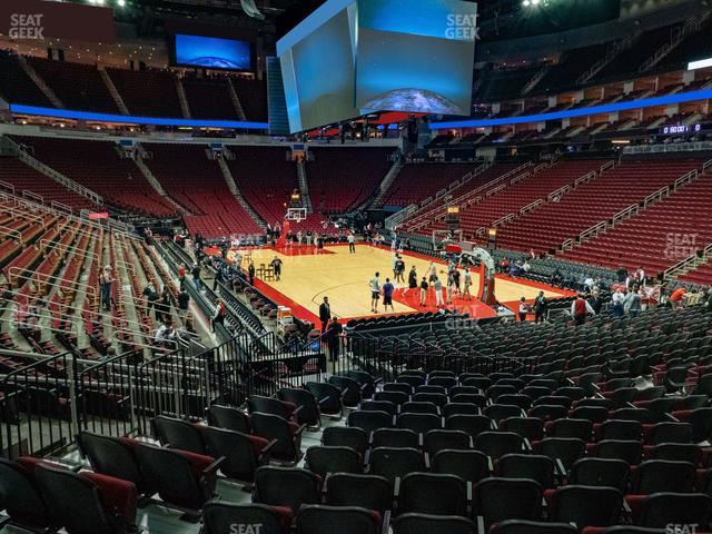 Toyota Center - Section 115 Seat View