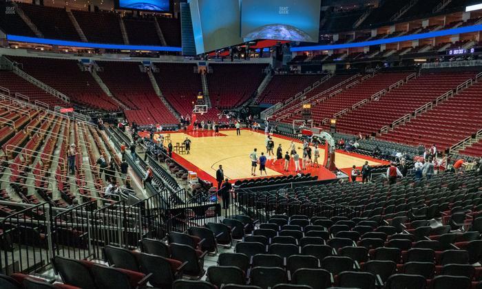 Toyota Center - Section 115 Seat View