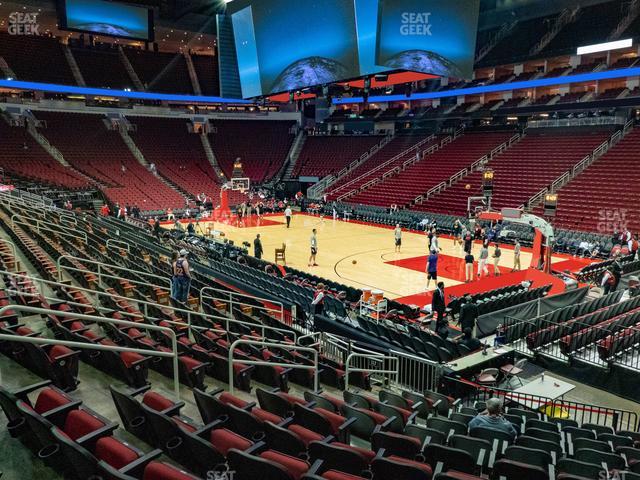 Toyota Center - Section 116 Seat View