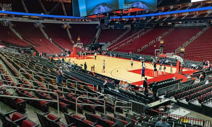 Toyota Center - Section 116 Seat View