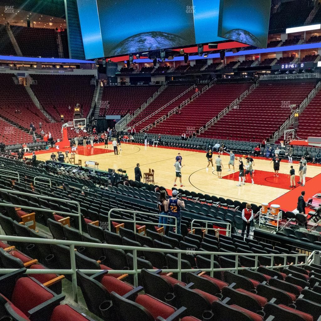 Toyota Center - Section 117 Seat View