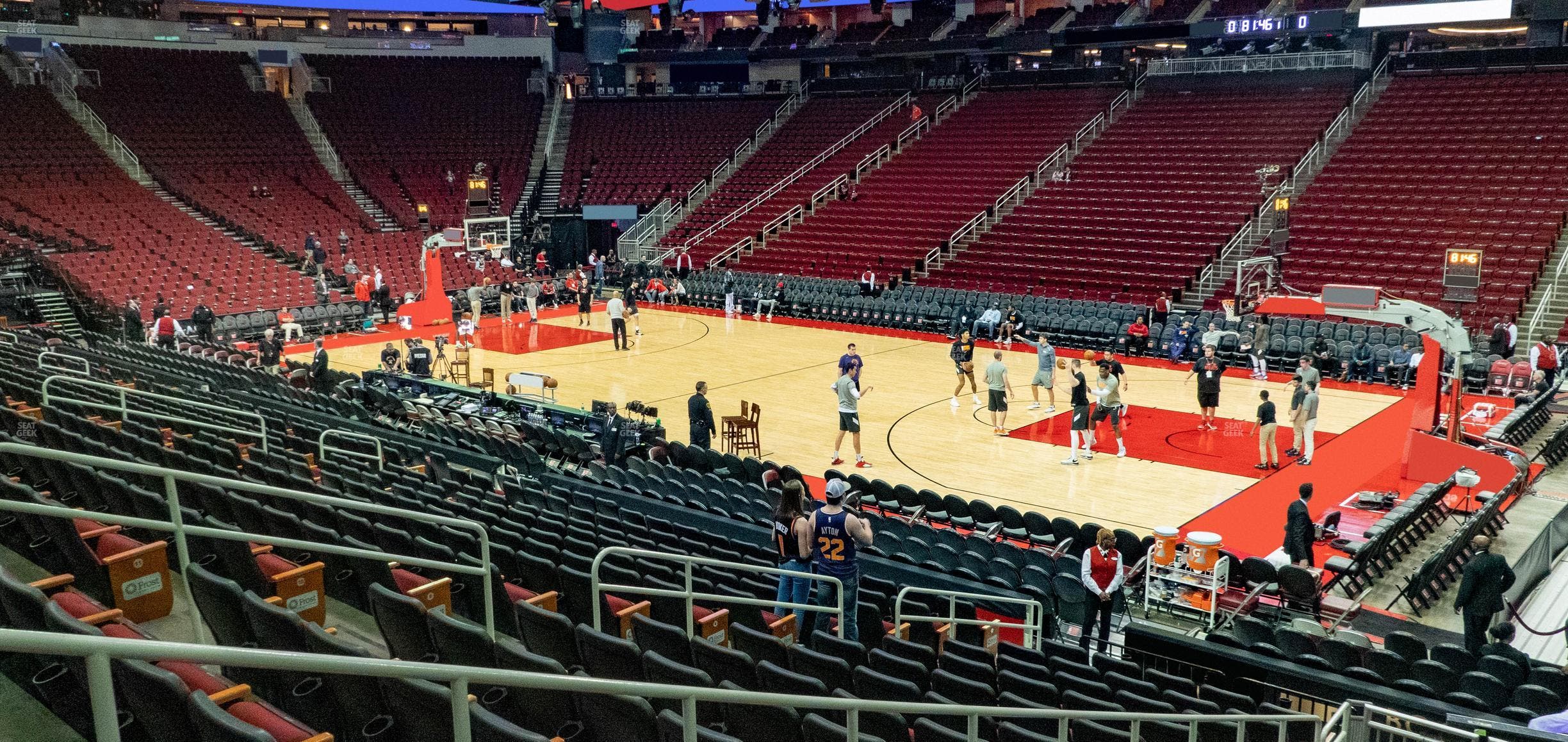 Toyota Center - Section 117 Seat View