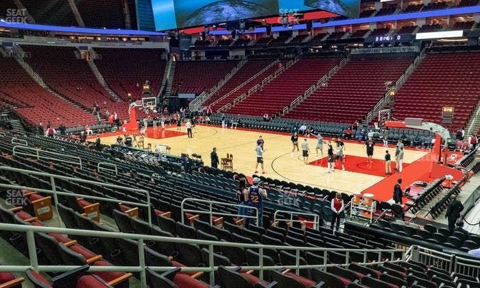 Toyota Center - Section 117 Seat View