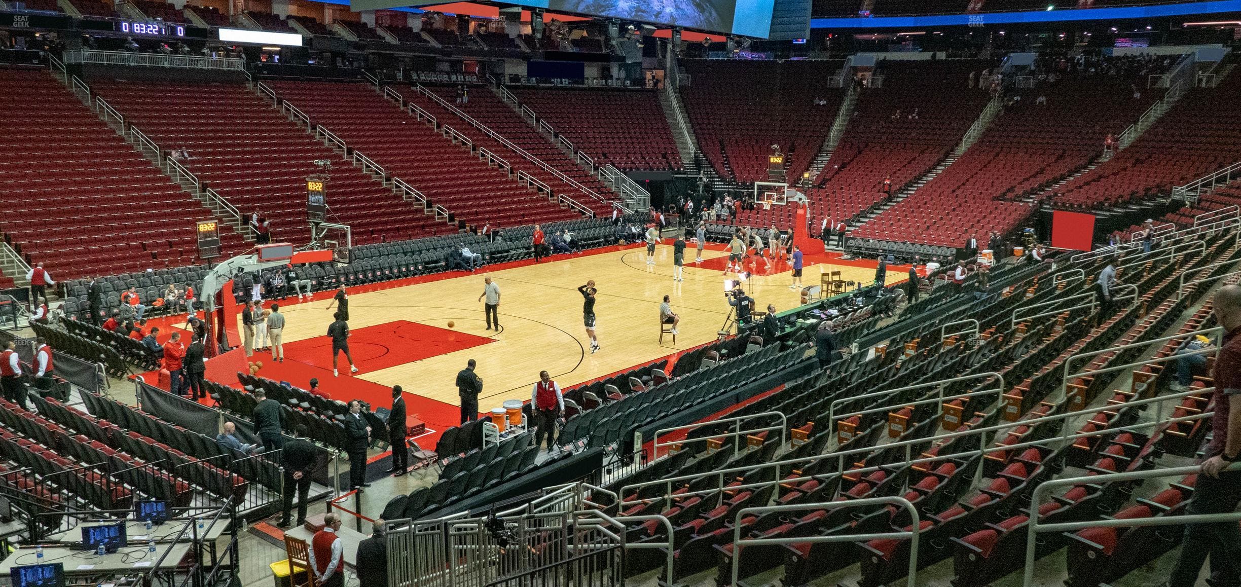 Toyota Center - Section 124 Seat View
