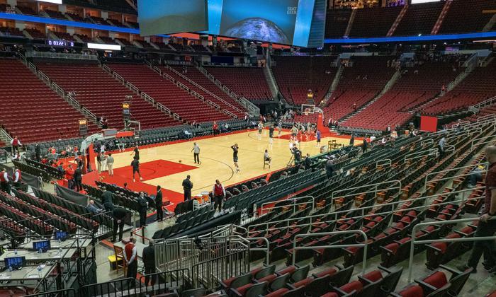 Toyota Center - Section 124 Seat View