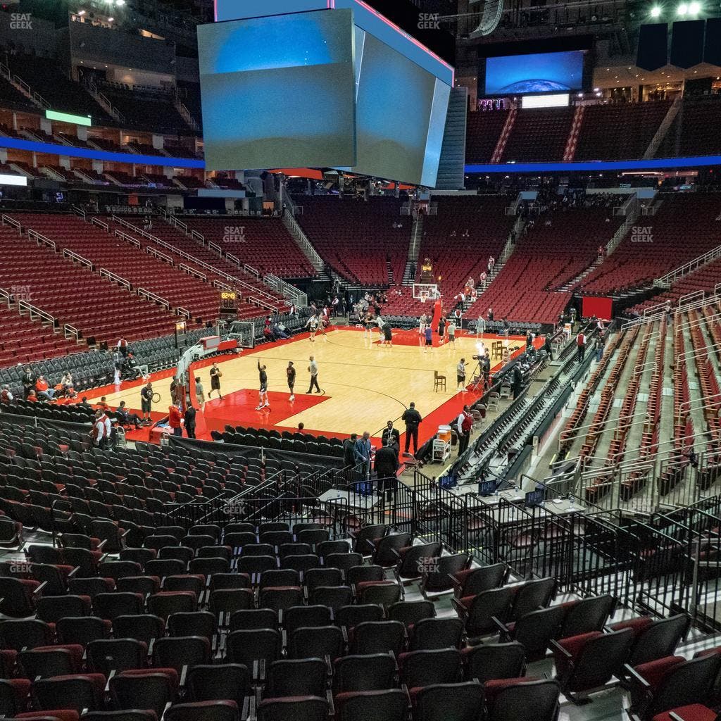 Toyota Center - Section 125 Seat View