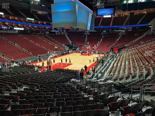 Toyota Center - Section 125 Seat View
