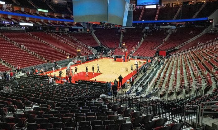 Toyota Center - Section 125 Seat View