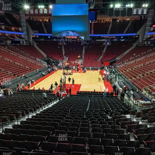Toyota Center - Section 126 Seat View